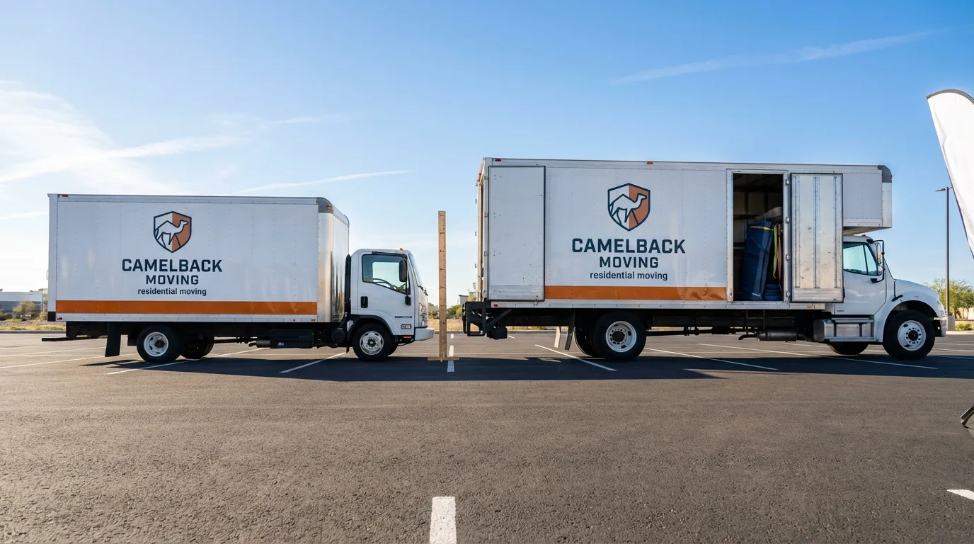 Moving truck size capacity guide in East Pittsburgh